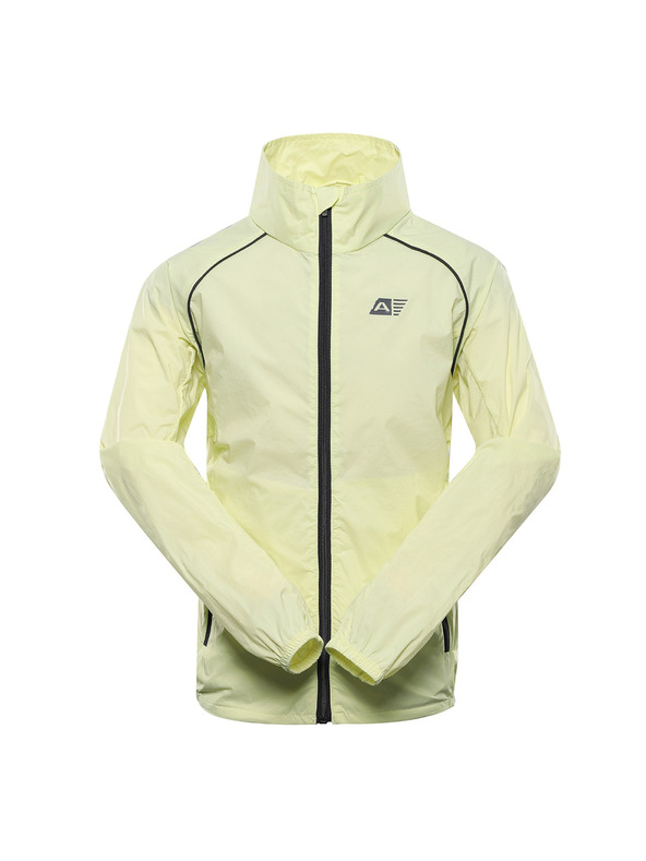 ALPINE PRO Otroška ultralahka jakna z membrano ALPINE PRO SPINO luminary green