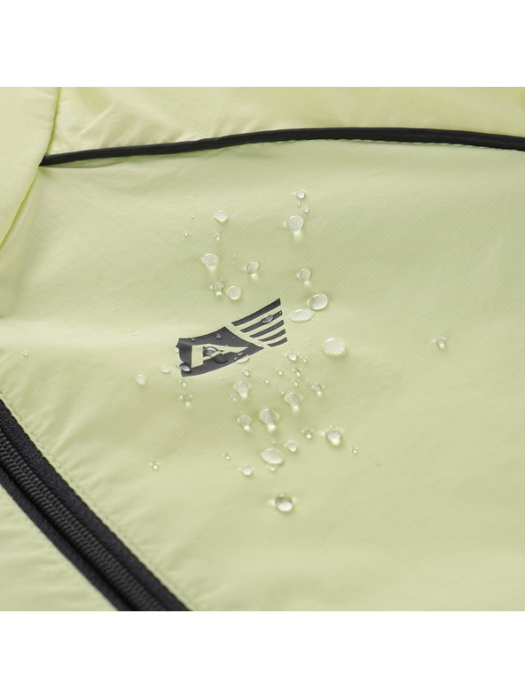 ALPINE PRO Otroška ultralahka jakna z membrano ALPINE PRO SPINO luminary green