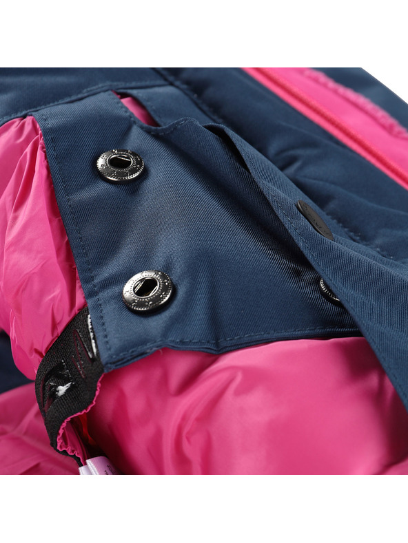 ALPINE PRO Otroška smučarska jakna z membrano ptx snow ALPINE PRO DEARO 2 fuchsia fedora