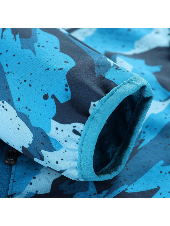 ALPINE PRO Otroška softshell jakna ALPINE PRO HOORO 2 moonlit ocean varianta pa