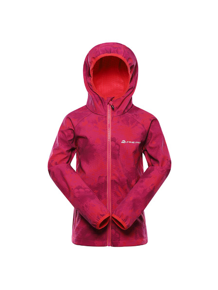 ALPINE PRO Otroška softshell jakna ALPINE PRO HOORO 2 fuchsia red varianta pb