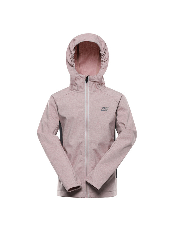 ALPINE PRO Otroška softshell bunda z membrano ALPINE PRO SPERTO 2 pale mauve