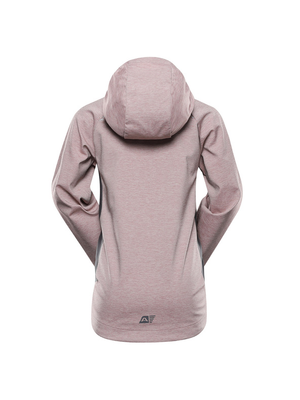 ALPINE PRO Otroška softshell bunda z membrano ALPINE PRO SPERTO 2 pale mauve