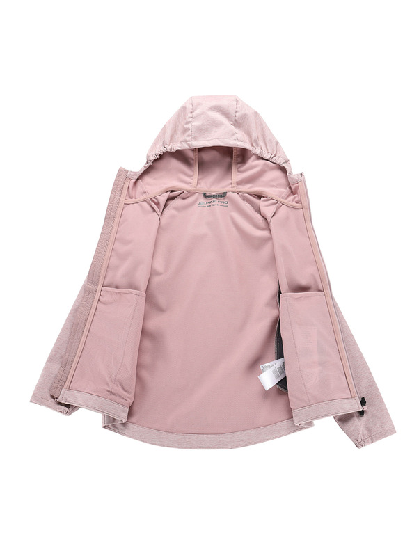 ALPINE PRO Otroška softshell bunda z membrano ALPINE PRO SPERTO 2 pale mauve