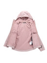 ALPINE PRO Otroška softshell bunda z membrano ALPINE PRO SPERTO 2 pale mauve