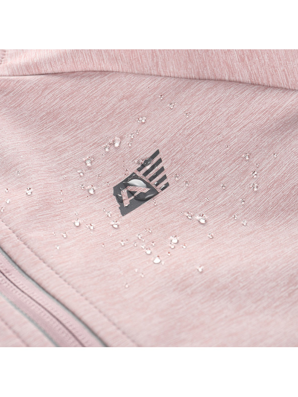 ALPINE PRO Otroška softshell bunda z membrano ALPINE PRO SPERTO 2 pale mauve