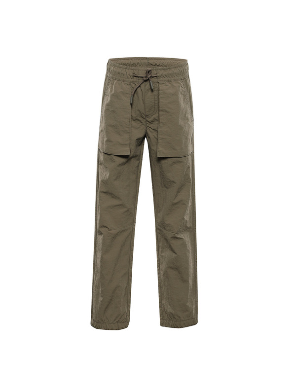 ALPINE PRO Otroške prosti čas hlače z elastičnim pasom ALPINE PRO NOVERO stone gray