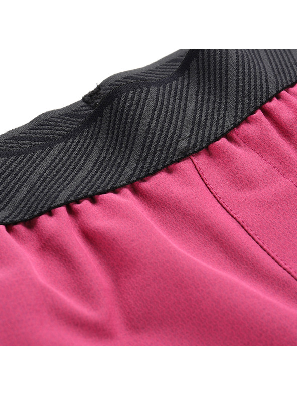 ALPINE PRO Otroške hitrosušeče kratke hlače s cool dry ALPINE PRO ZAMBO 3 fuchsia red