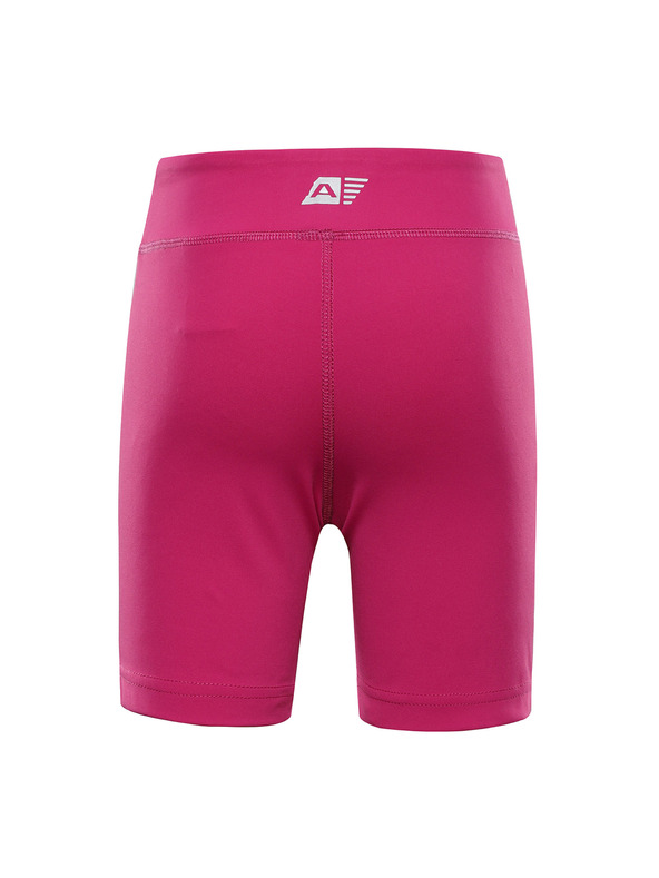 ALPINE PRO Otroške hitrosušeče legice ALPINE PRO ELO fuchsia red