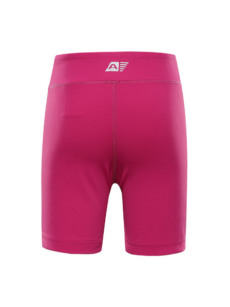 ALPINE PRO Otroške hitrosušeče legice ALPINE PRO ELO fuchsia red