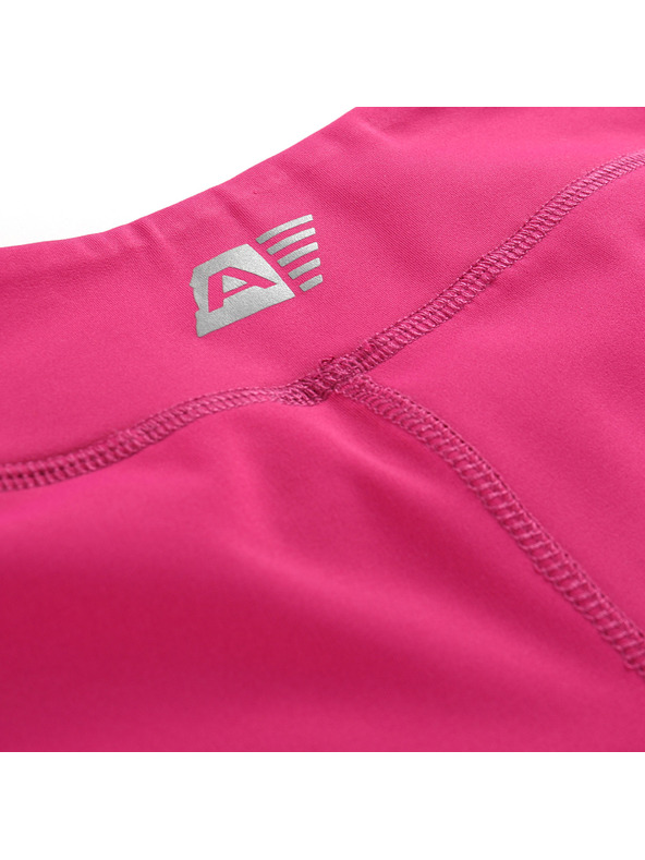 ALPINE PRO Otroške hitrosušeče legice ALPINE PRO ELO fuchsia red