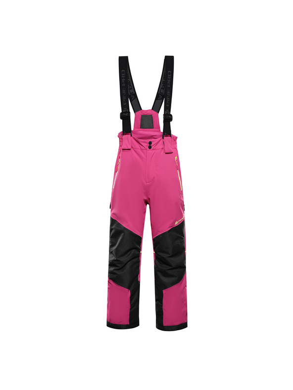 ALPINE PRO Otroške smučarske hlače z membrano ptx snow ALPINE PRO WERADO 2 fuchsia fedora