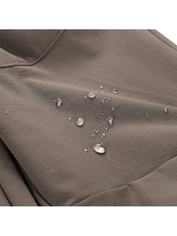 ALPINE PRO Otroške softshell hlače ALPINE PRO FIRSTO 2 driftwood