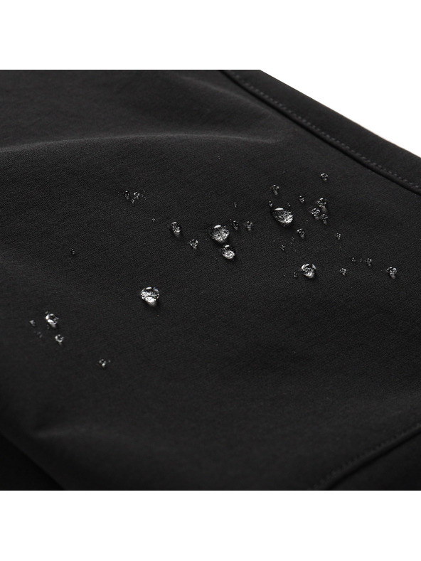 ALPINE PRO Otroške softshell hlače ALPINE PRO ATEMO black