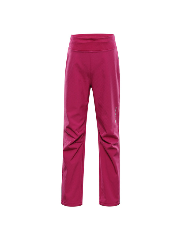 ALPINE PRO Otroške softshell hlače ALPINE PRO ZORTO 2 fuchsia red