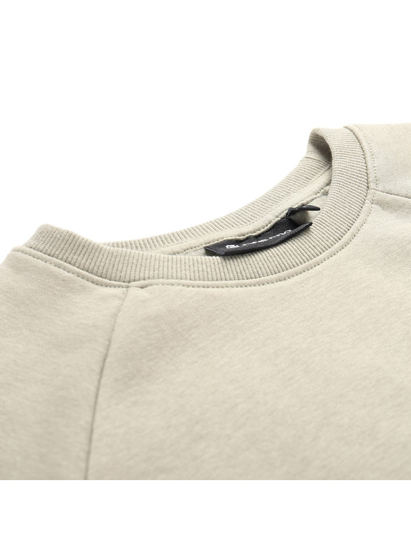 ALPINE PRO Otroška bombažna jopa ALPINE PRO NEGGO abbey stone