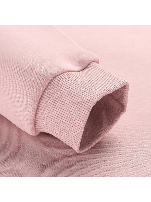 ALPINE PRO Otroška bombažna jopa ALPINE PRO NEGGO pale mauve