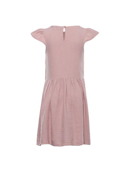 ALPINE PRO Otroške bombažne obleke ALPINE PRO ILERO pale mauve