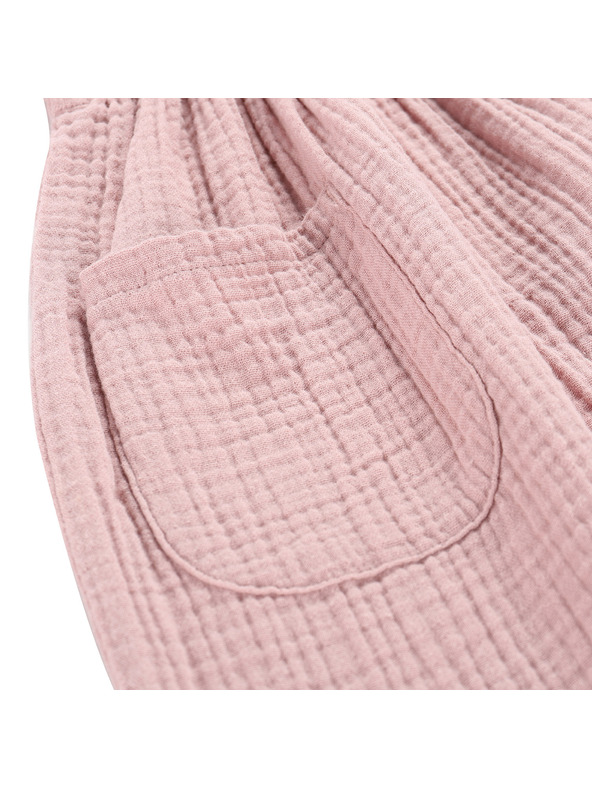 ALPINE PRO Otroške bombažne obleke ALPINE PRO ILERO pale mauve