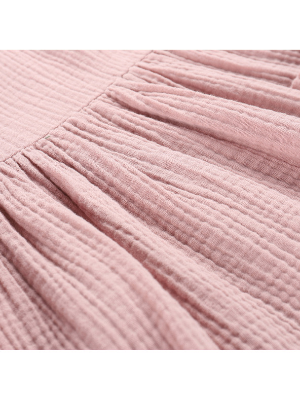 ALPINE PRO Otroške bombažne obleke ALPINE PRO ILERO pale mauve