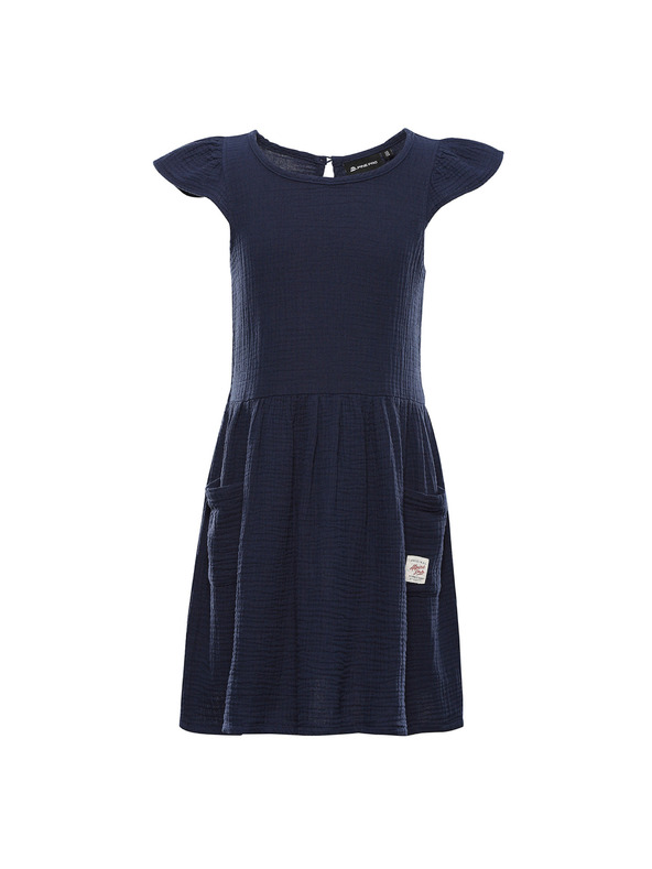 ALPINE PRO Otroške bombažne obleke ALPINE PRO ILERO moonlit ocean