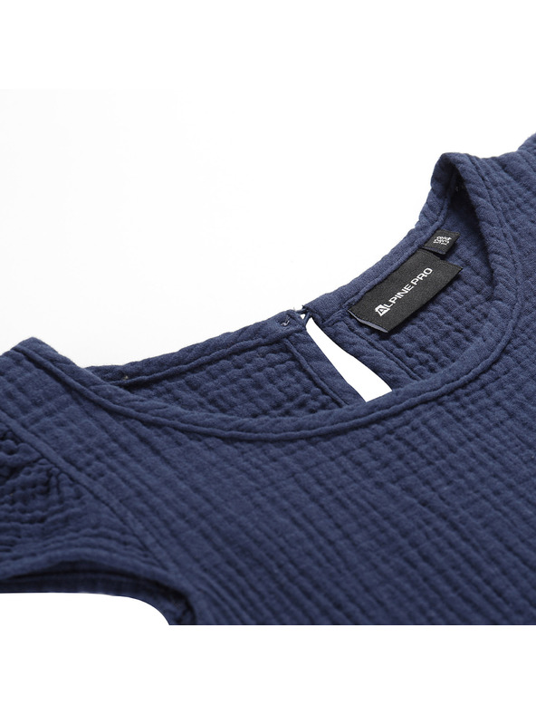 ALPINE PRO Otroške bombažne obleke ALPINE PRO ILERO moonlit ocean