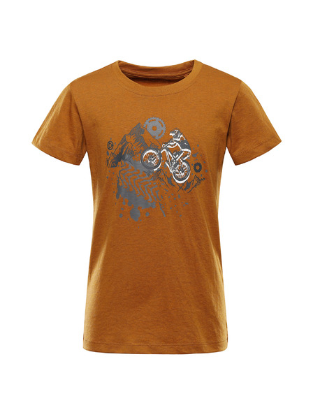 ALPINE PRO Otroška majica iz nemečljivega materiala ALPINE PRO BIGERO 2 golden oak različica pd