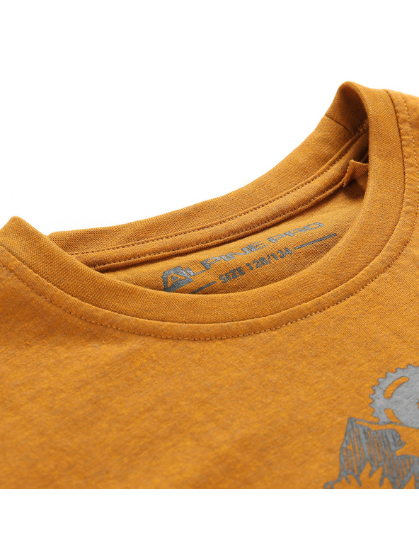 ALPINE PRO Otroška majica iz nemečljivega materiala ALPINE PRO BIGERO 2 golden oak različica pd