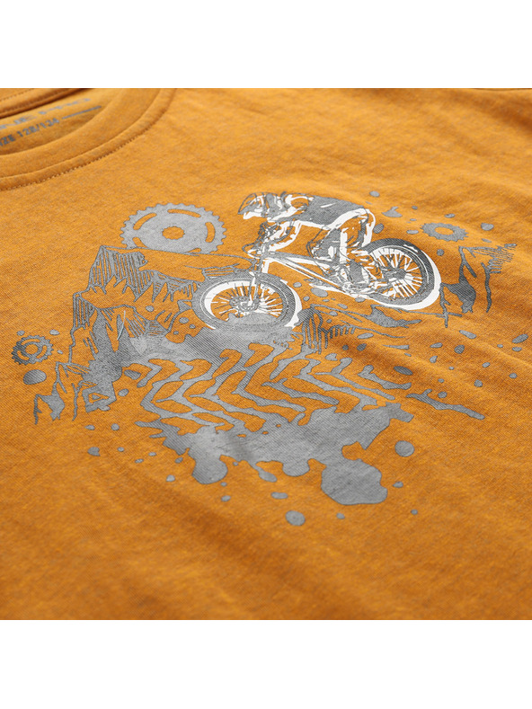 ALPINE PRO Otroška majica iz nemečljivega materiala ALPINE PRO BIGERO 2 golden oak različica pd