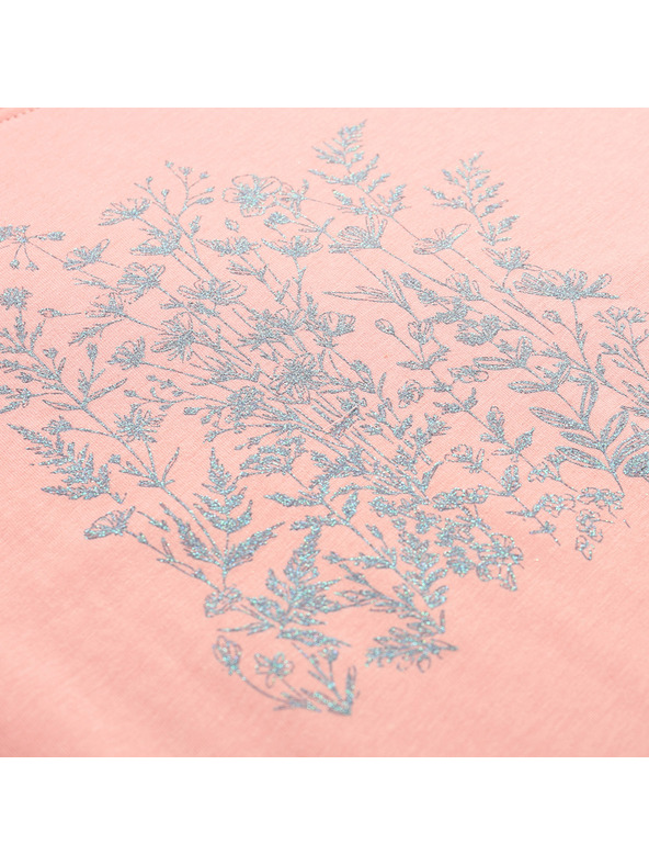 ALPINE PRO Otroška hitrosušeča majica ALPINE PRO REJO 2 apricot blush varianta pd