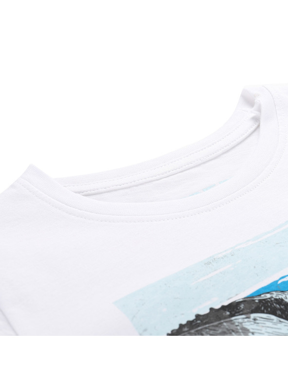 ALPINE PRO Otroška majica iz organske bombažne ALPINE PRO TERMESO 2 white varianta pc