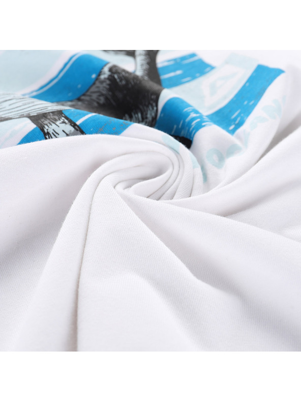 ALPINE PRO Otroška majica iz organske bombažne ALPINE PRO TERMESO 2 white varianta pc