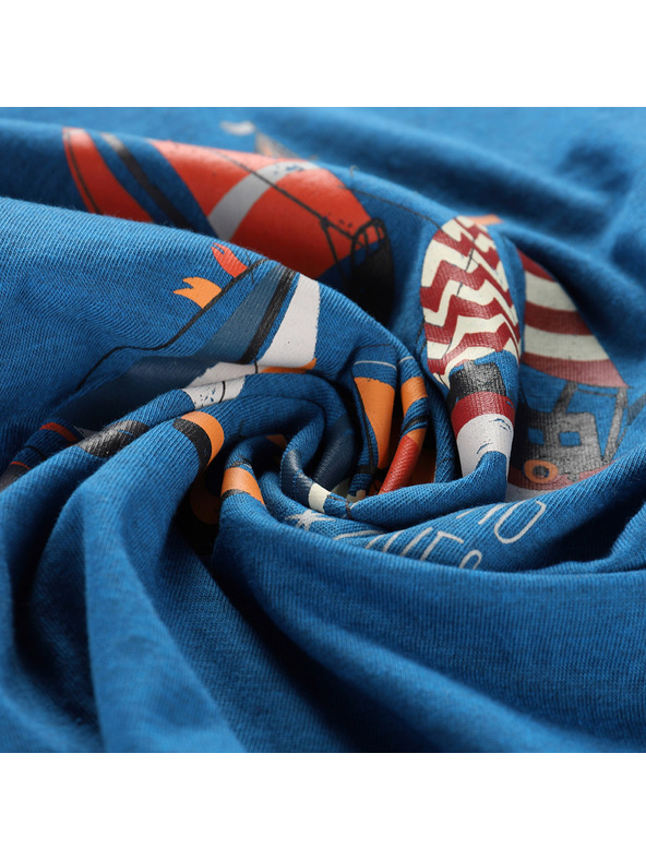 ALPINE PRO Otroška majica iz materiala, ki se ne mečka, ALPINE PRO BIGERO 2 moonlit ocean varianta pb