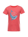 ALPINE PRO Otroška majica iz organske bombažne ALPINE PRO TERMESO 2 calypso coral varianta pd