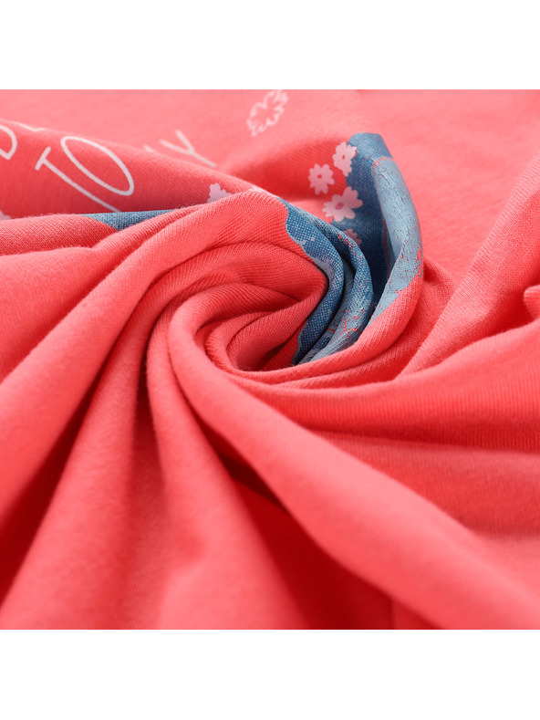 ALPINE PRO Otroška majica iz organske bombažne ALPINE PRO TERMESO 2 calypso coral varianta pd