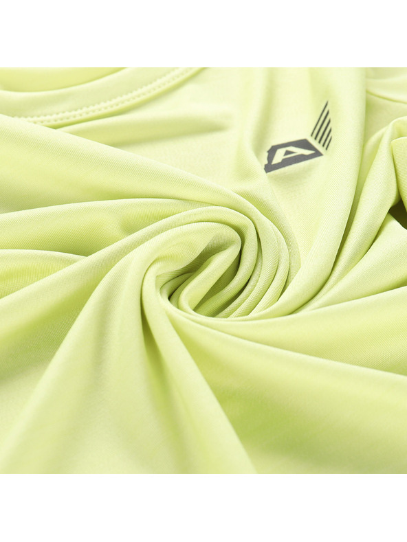 ALPINE PRO Otroška hitro sušeča majica ALPINE PRO BASIKO luminary green