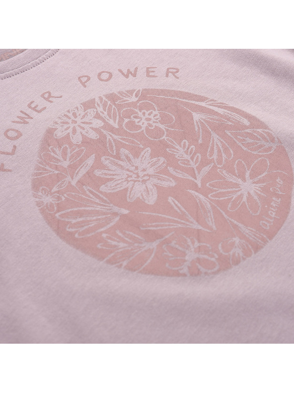 ALPINE PRO Otroška majica iz organske bombažne ALPINE PRO TERMESO 2 quail varianta pb