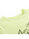 ALPINE PRO Otroška bombažna majica ALPINE PRO DORGO luminary green varianta pf