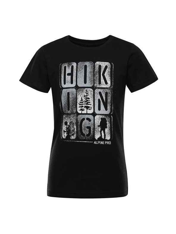 ALPINE PRO Otroška majica iz organske bombažne ALPINE PRO TERMESO 2 black varianta pe