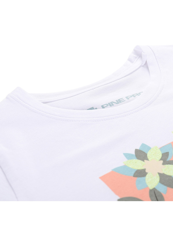 ALPINE PRO Otroška bombažna majica ALPINE PRO DORGO white varianta pc