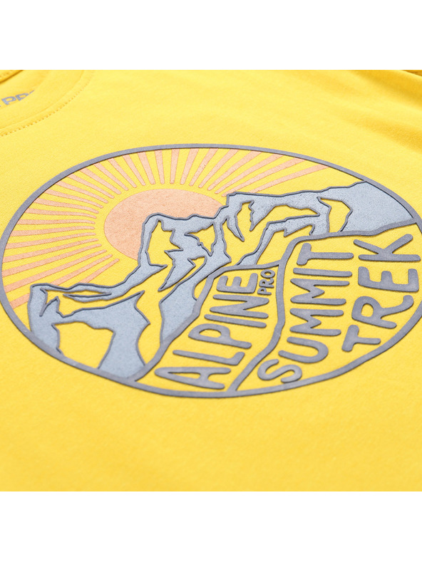 ALPINE PRO Otroška hitrosušeča majica ALPINE PRO REJO 2 lemon curry varianta pb