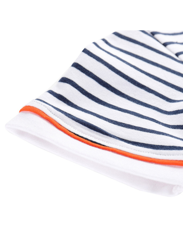 ALPINE PRO Otroška bombažna majica z spreminjajočim se tiskom ALPINE PRO NAMORO moonlit ocean