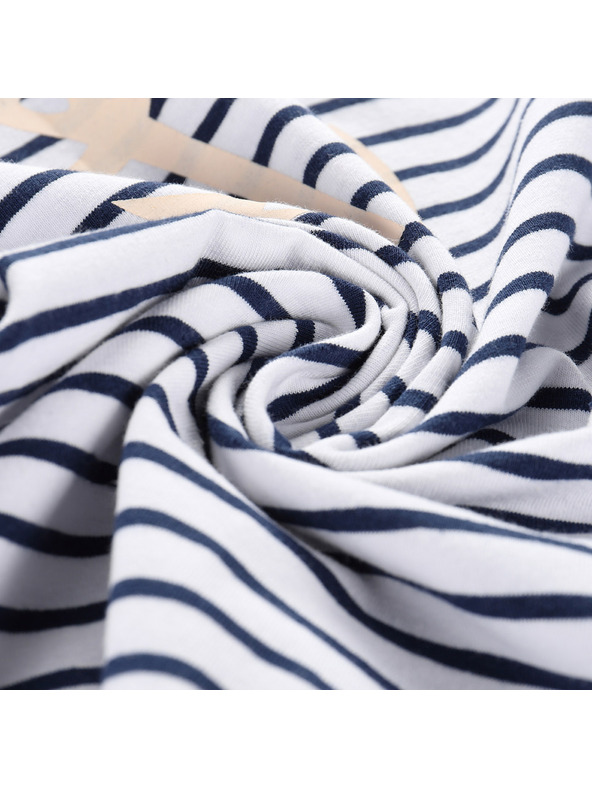 ALPINE PRO Otroška bombažna majica z spreminjajočim se tiskom ALPINE PRO NAMORO moonlit ocean