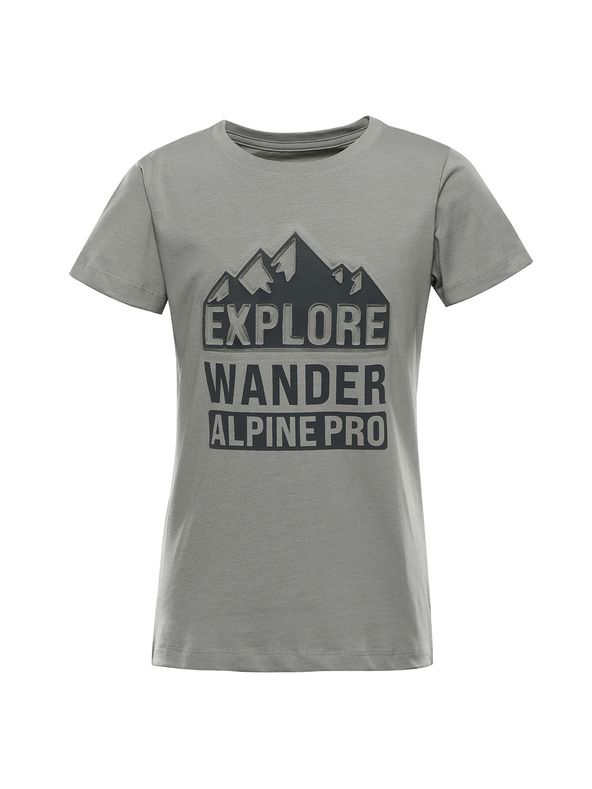 ALPINE PRO Otroška bombažna majica ALPINE PRO DORGO shadow varianta pg