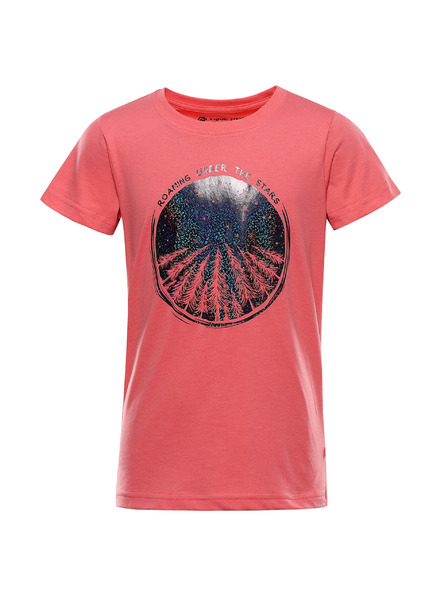 ALPINE PRO Otroška hitrosušeča majica ALPINE PRO REJO 2 calypso coral varianta pc