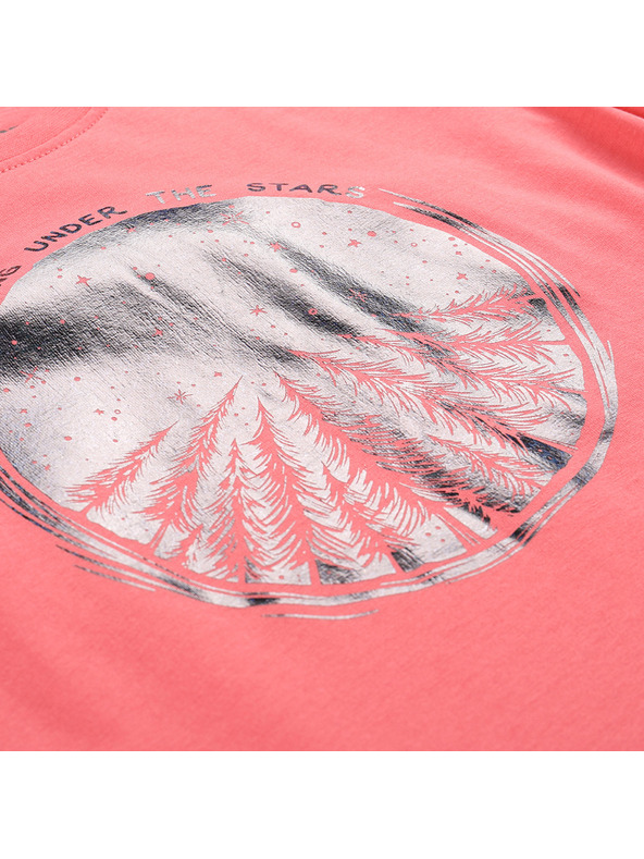 ALPINE PRO Otroška hitrosušeča majica ALPINE PRO REJO 2 calypso coral varianta pc