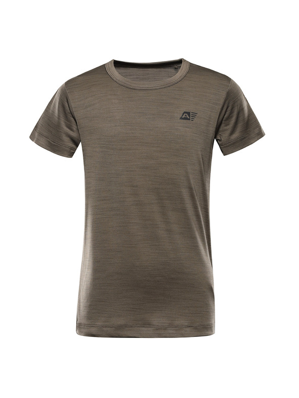 ALPINE PRO Otroška hitro sušeča majica ALPINE PRO BASIKO stone gray