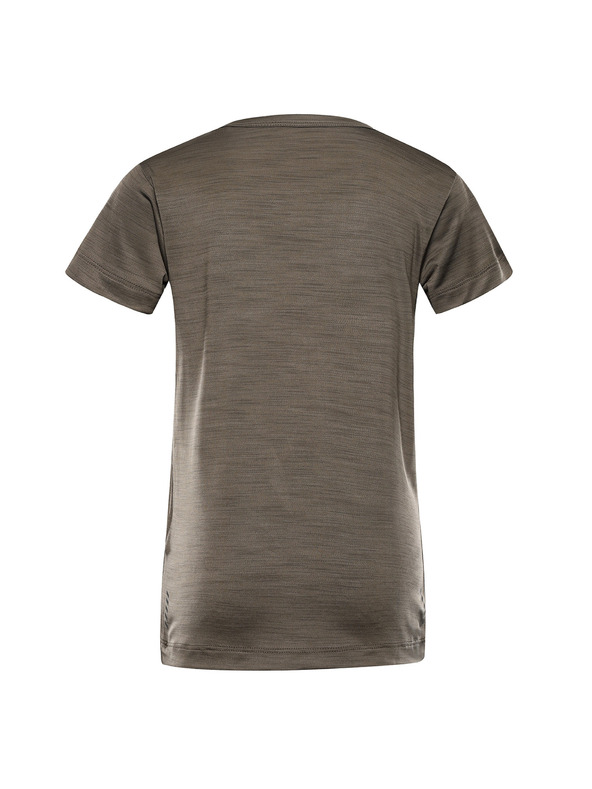 ALPINE PRO Otroška hitro sušeča majica ALPINE PRO BASIKO stone gray