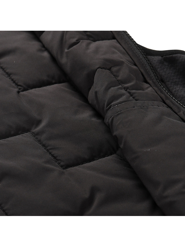 ALPINE PRO Otroški telovnik z merino polnilom ALPINE PRO NERCO black