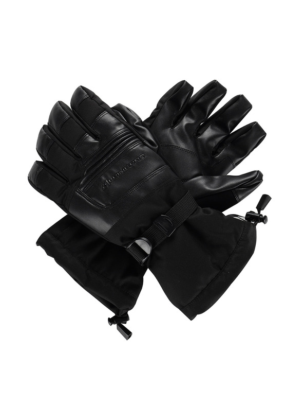 ALPINE PRO Moške smučarske rokavice z membrano ptx ALPINE PRO LEDET black